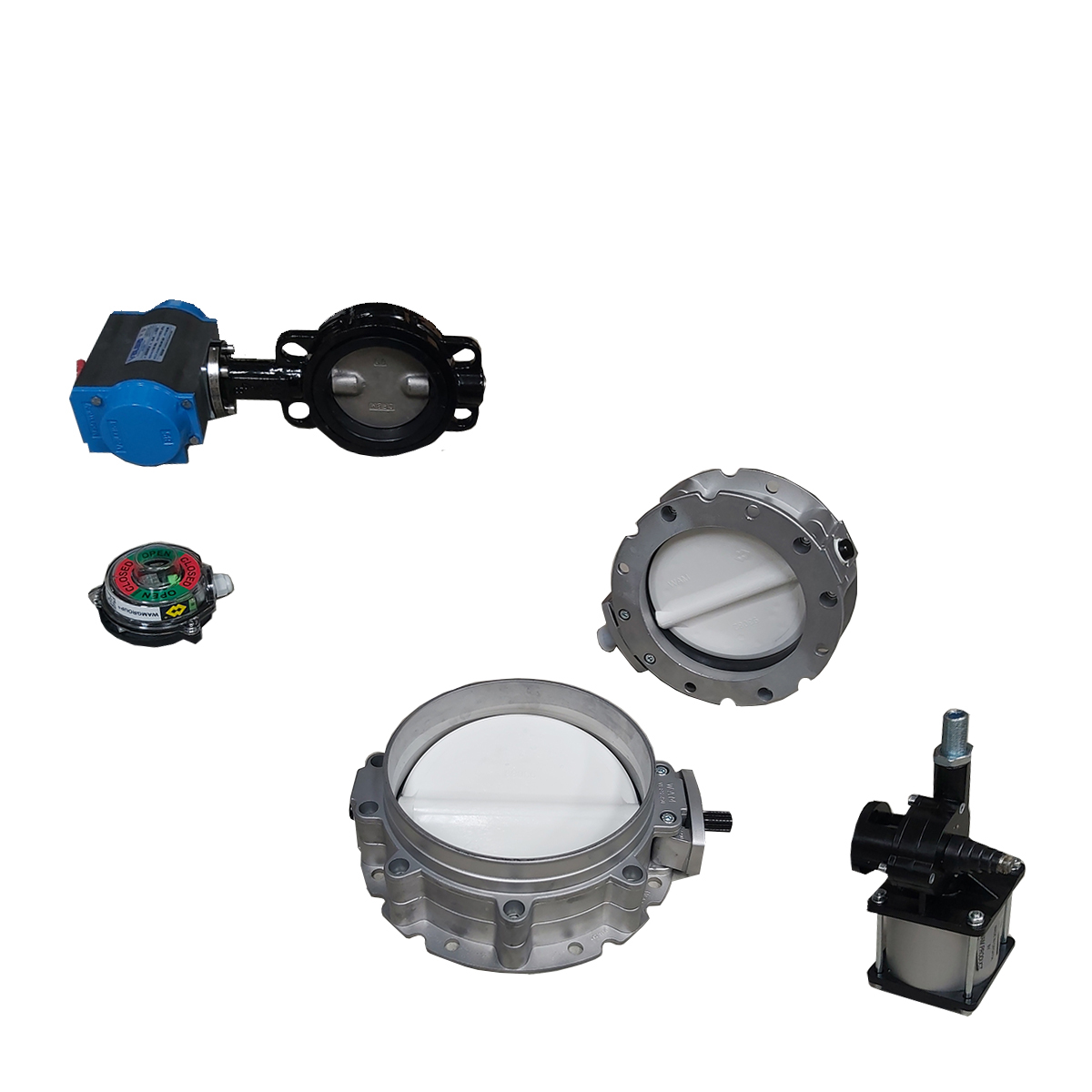 Valve fluture si actuatoare